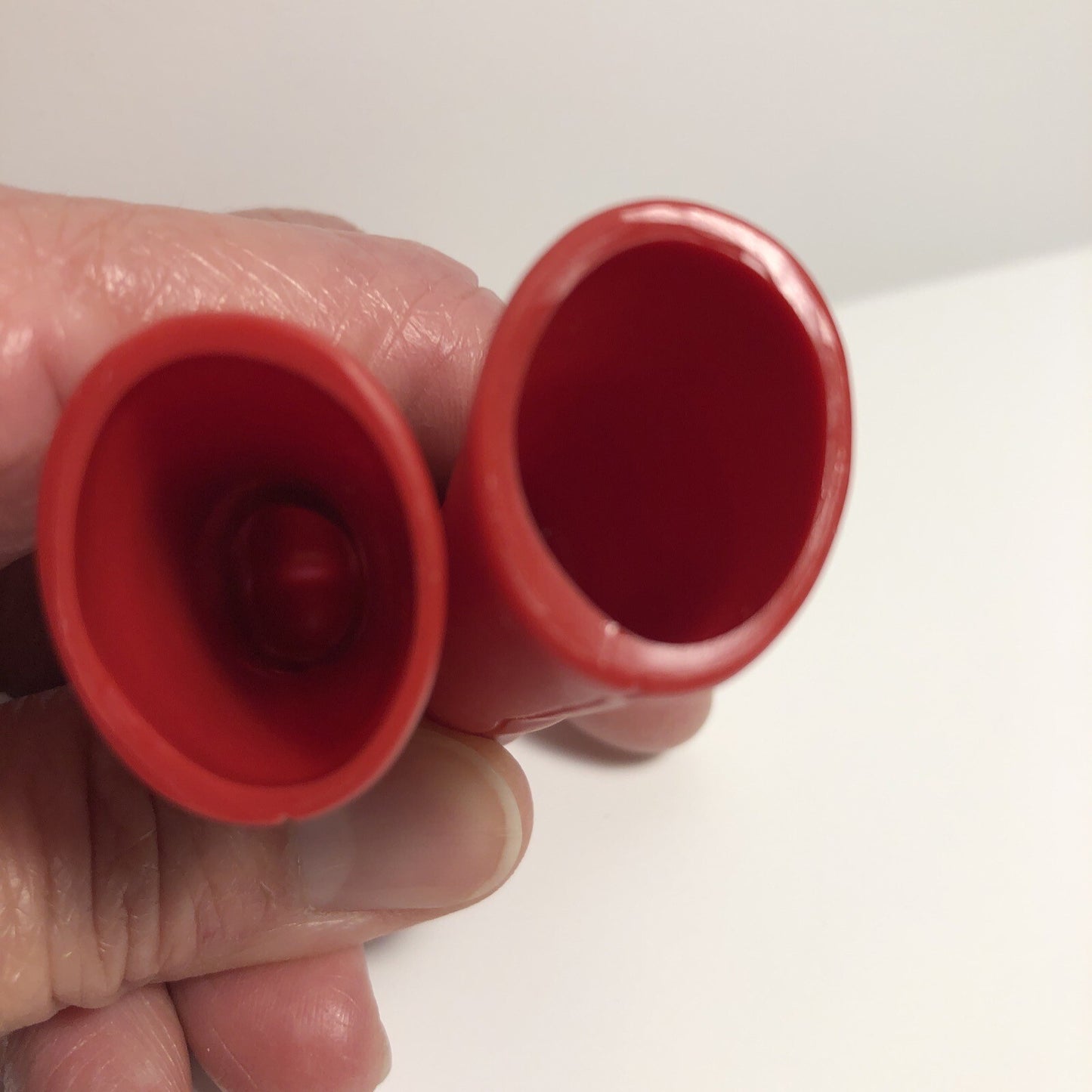 Barbie Doll Size Red Boots Shoes #01 (Doll not included)