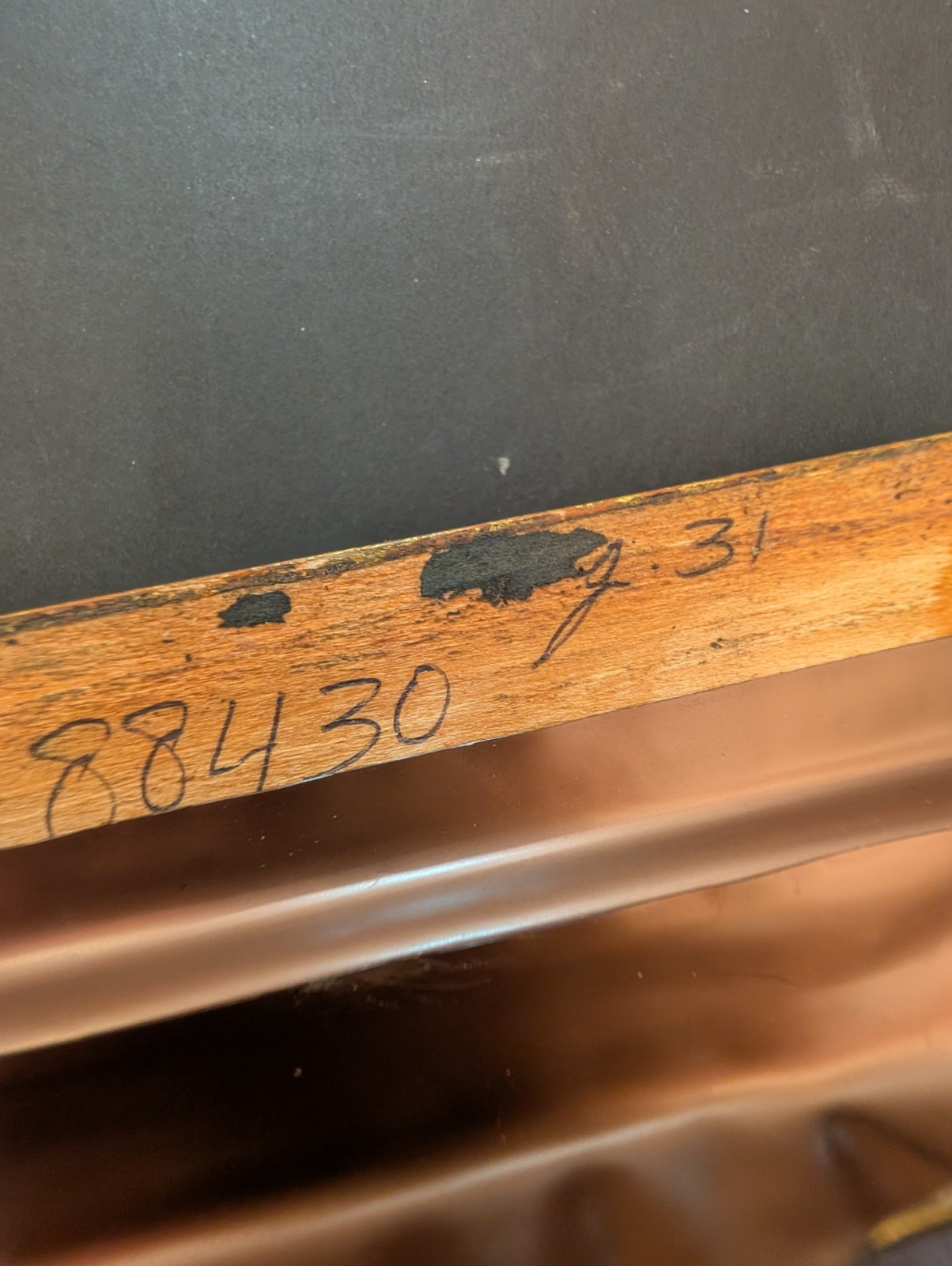 Hand Painted German Porcelain Plaque, Contemplation After Piot Gold Frame KPM ?