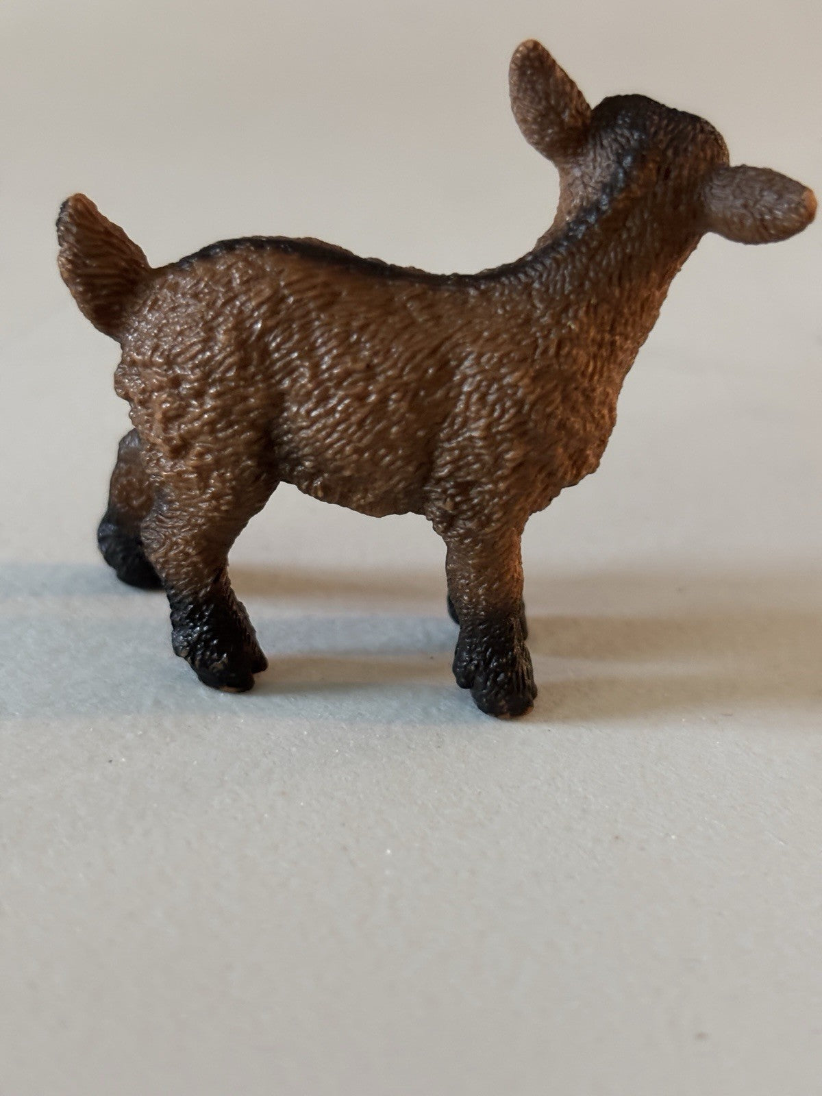 Schleich Baby Goat Kid Brown/Black Farm Animal Toy