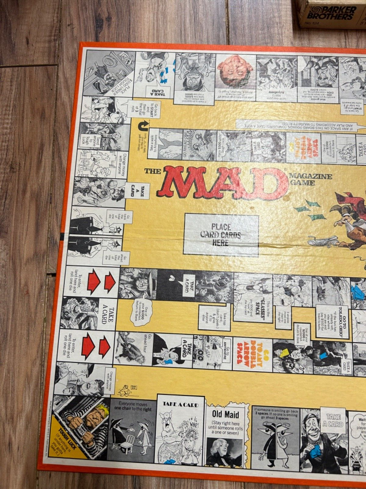 VINTAGE 1979 THE MAD MAGAZINE BOARD GAME PARKER BROS #124 USA