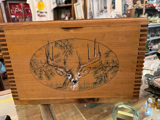 Deer wood box