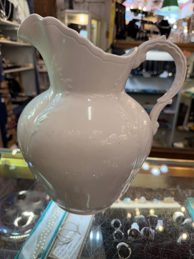 Antique White pitcher