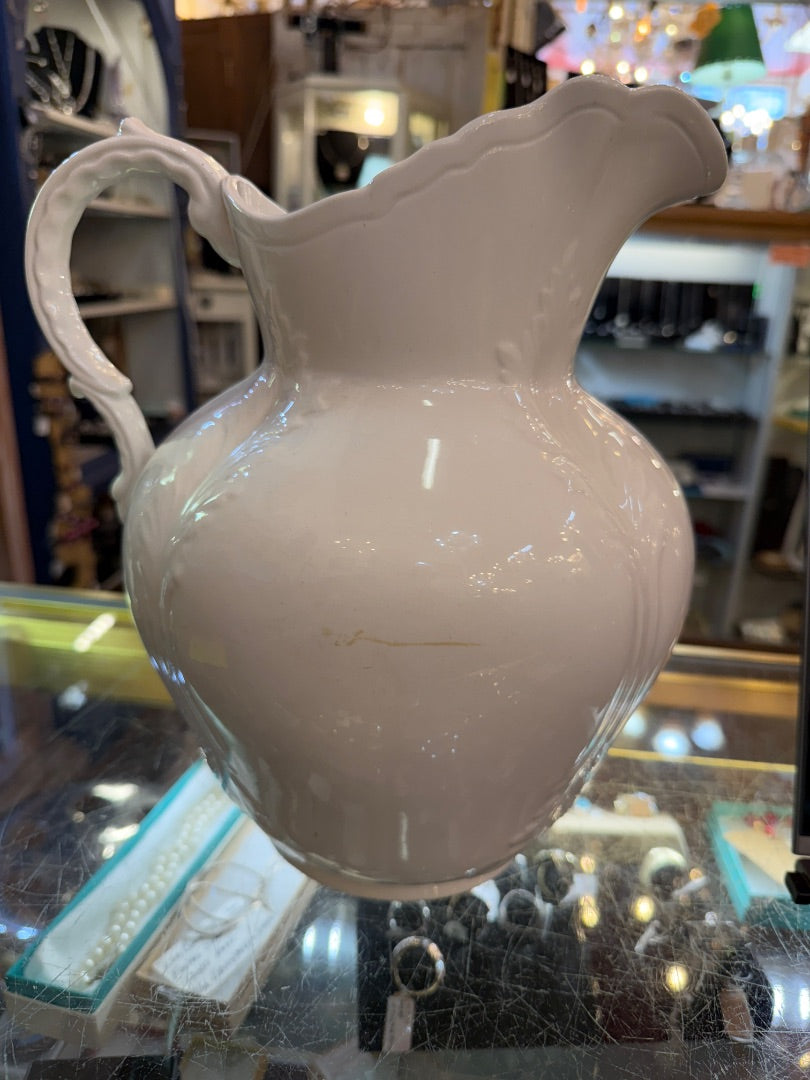 Antique White pitcher