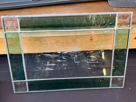 Stained Glass Bird Decor