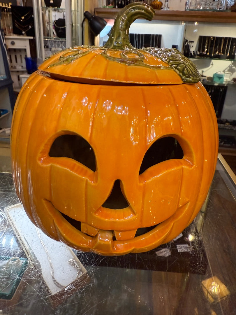 Ceramic Pumpkin -as is