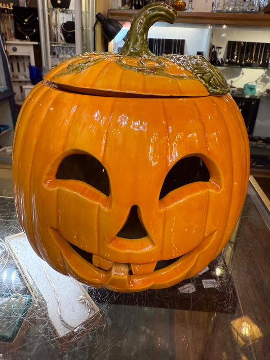 Ceramic Pumpkin -as is