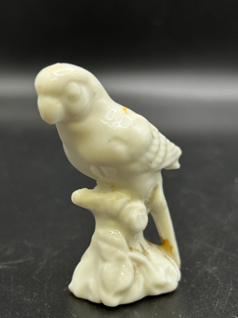 porcelain parrot mini