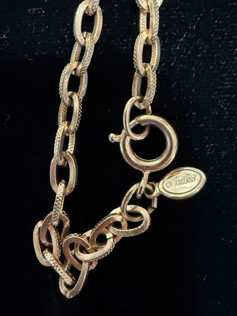 30" Gold Tone Avon Necklace