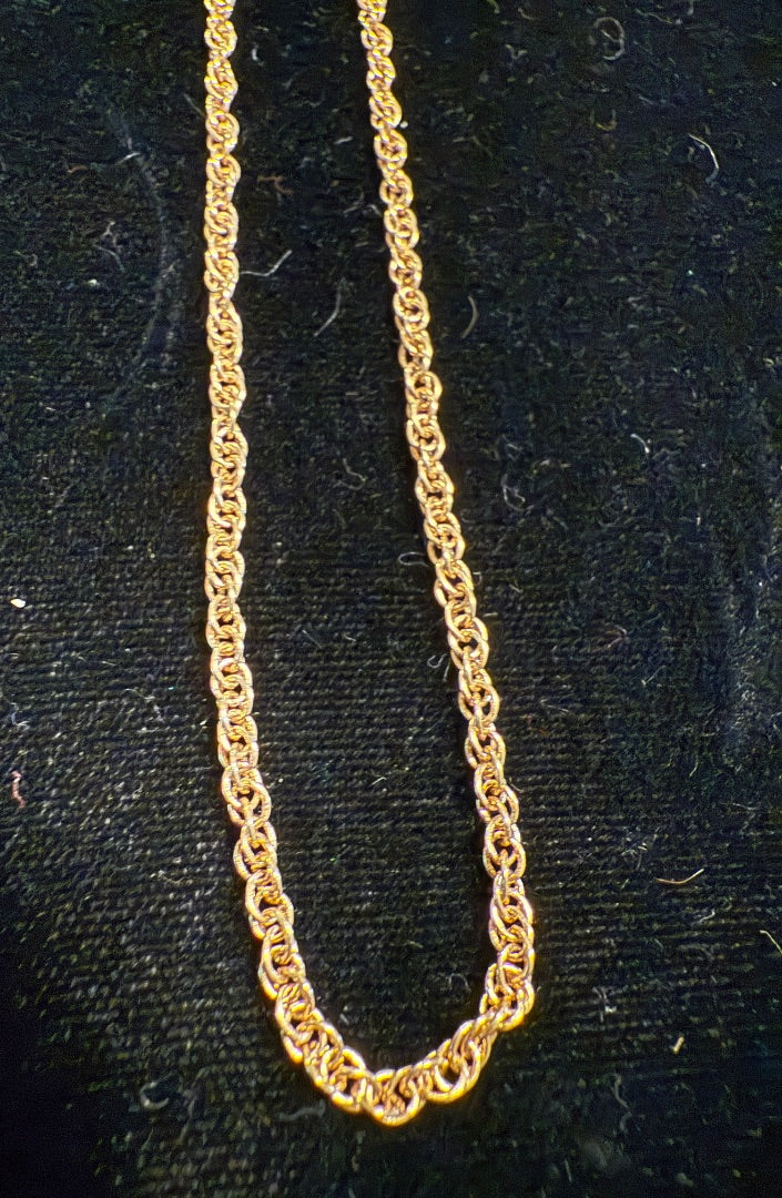 28" Gold Toned Necklace