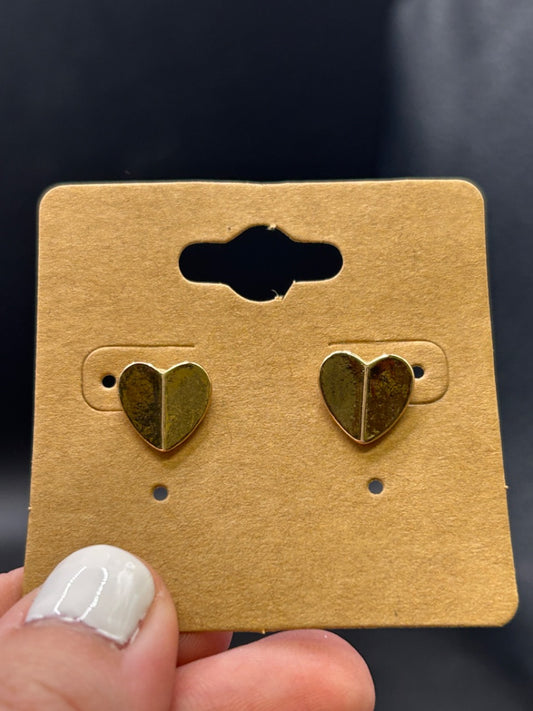 Gold Heart Earring
