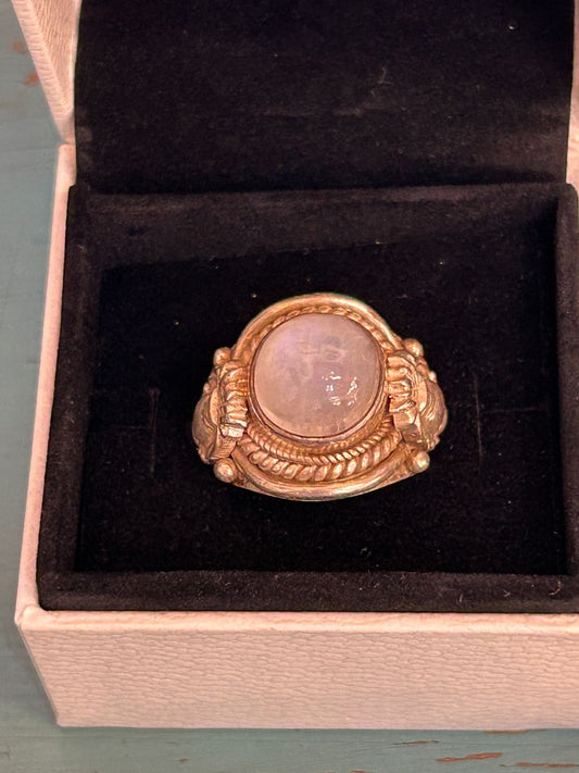 925 Moonstone Ring
