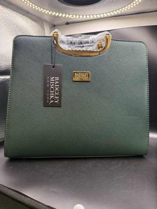 NWT Bartley Mischka Purse green