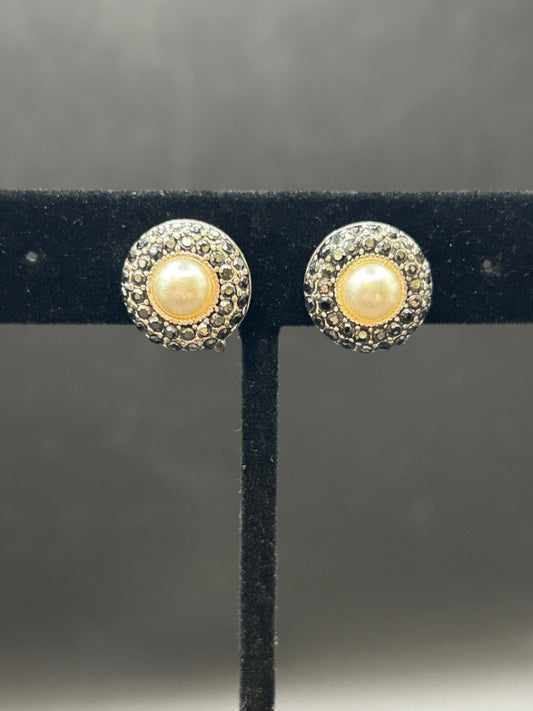 Pearl Clip Earrings
