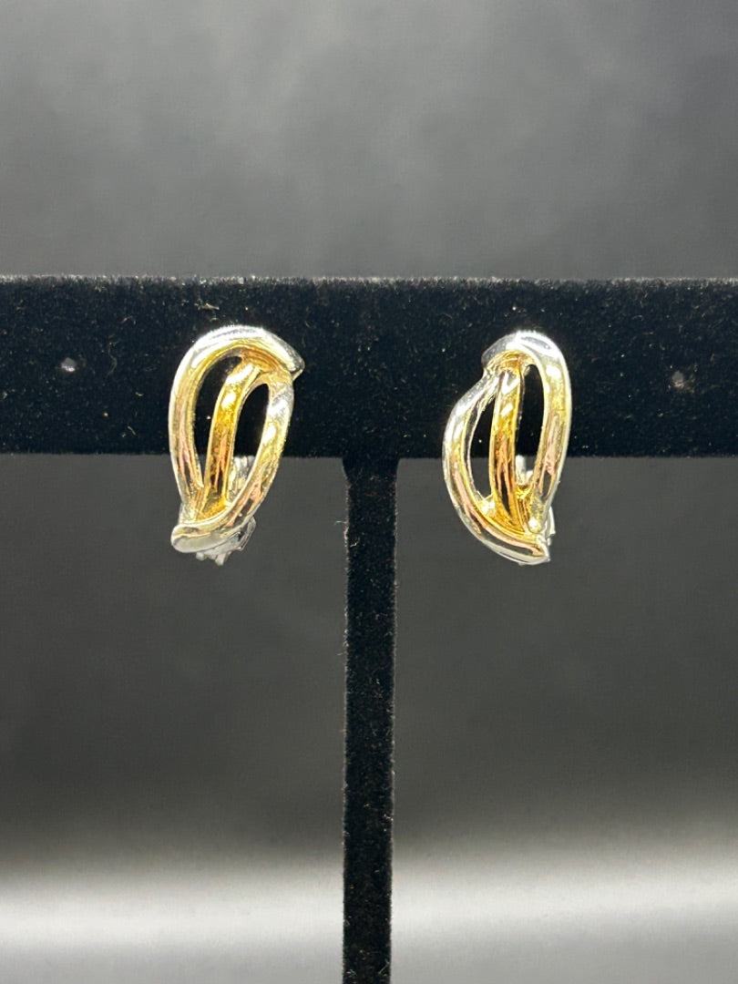 Silver Clip Earrings