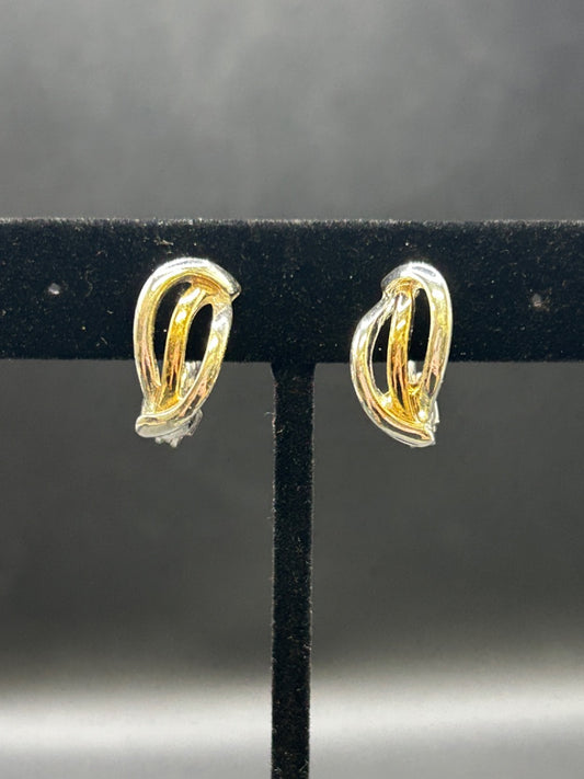 Silver Clip Earrings