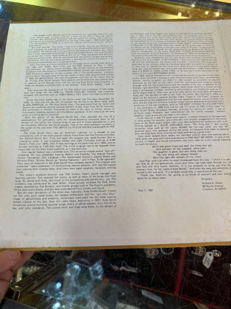 Kate Smith Golden Years of Broadcasting