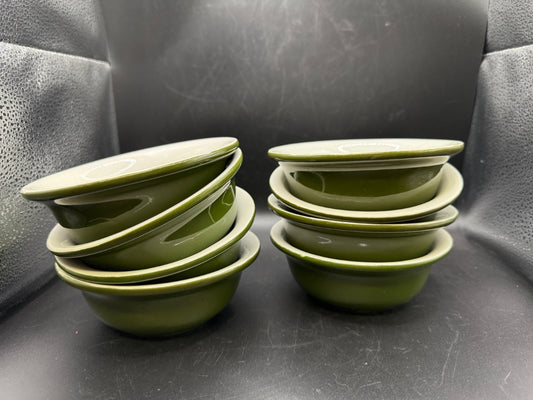 8 Green Hall 5” Bowls