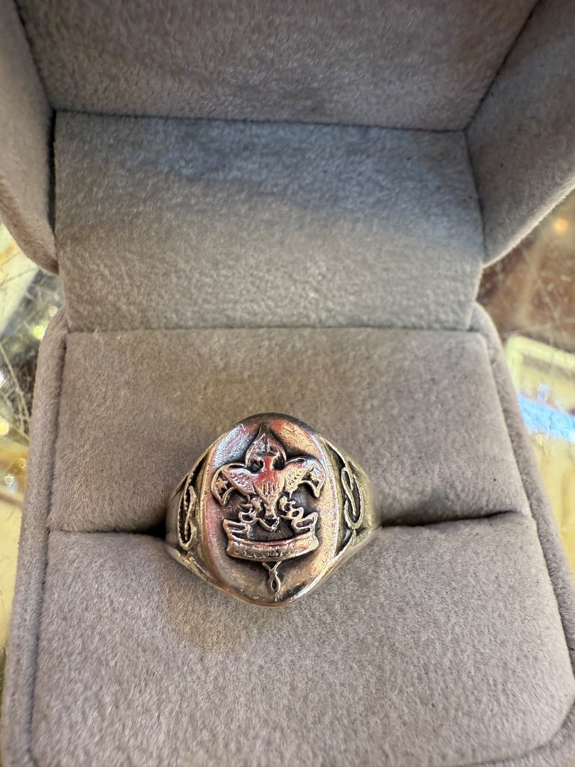 Boyscout ring Sterling