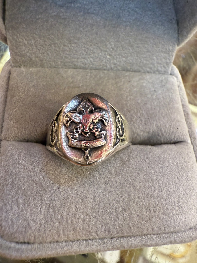 Boyscout ring Sterling