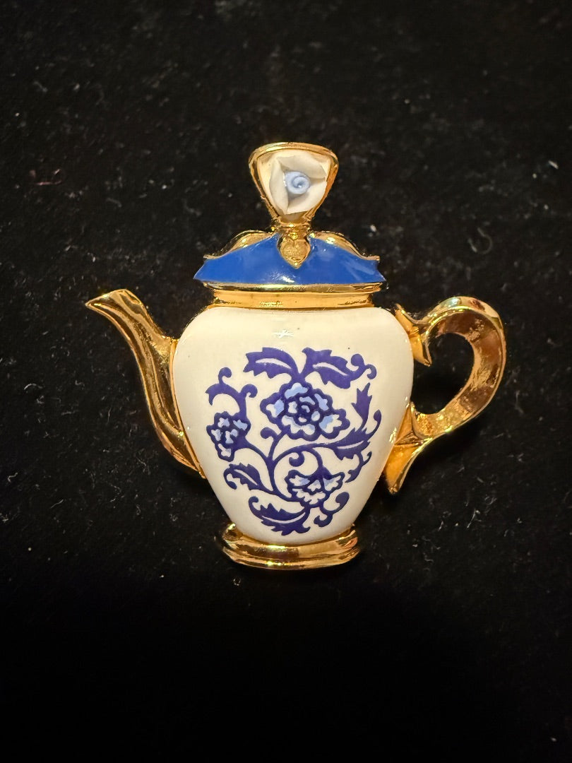Porcelain Bisque Teapot