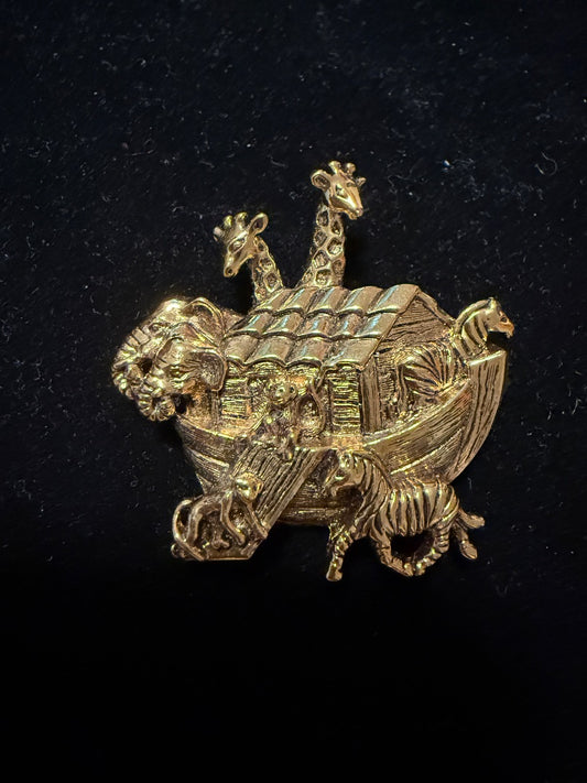 Noah’s Ark Avon Brooch