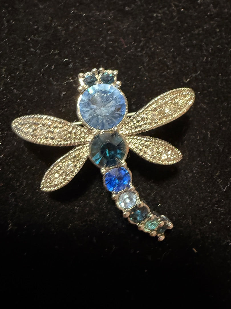 1999 Sapphire Dragonfly Brooch