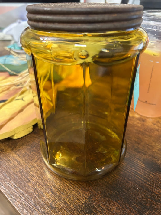 Amber Cigar Jar