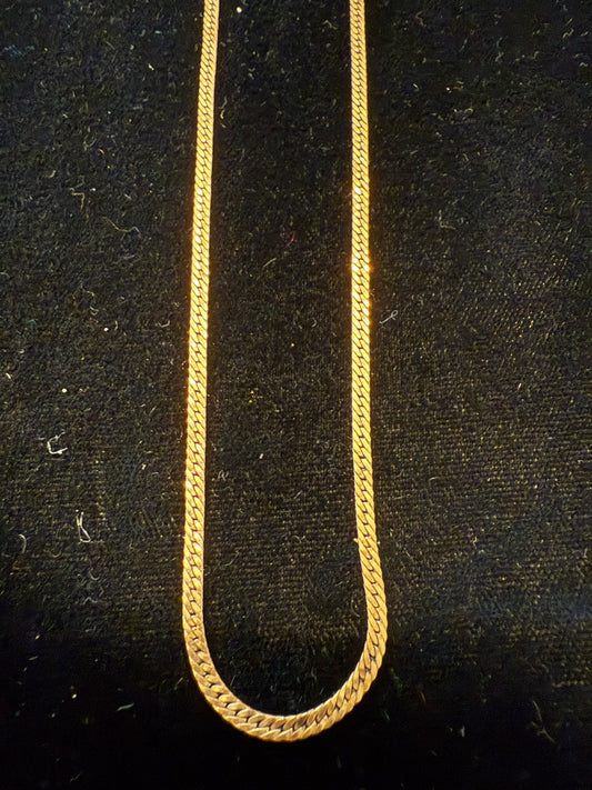 Gold Tone Chain Necklace