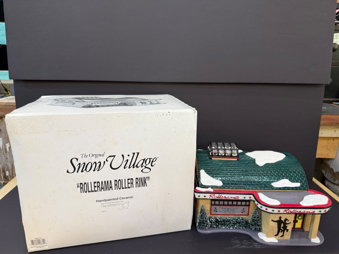 Dept 56 Rollerama Roller rink