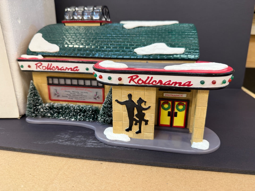 Dept 56 Rollerama Roller rink