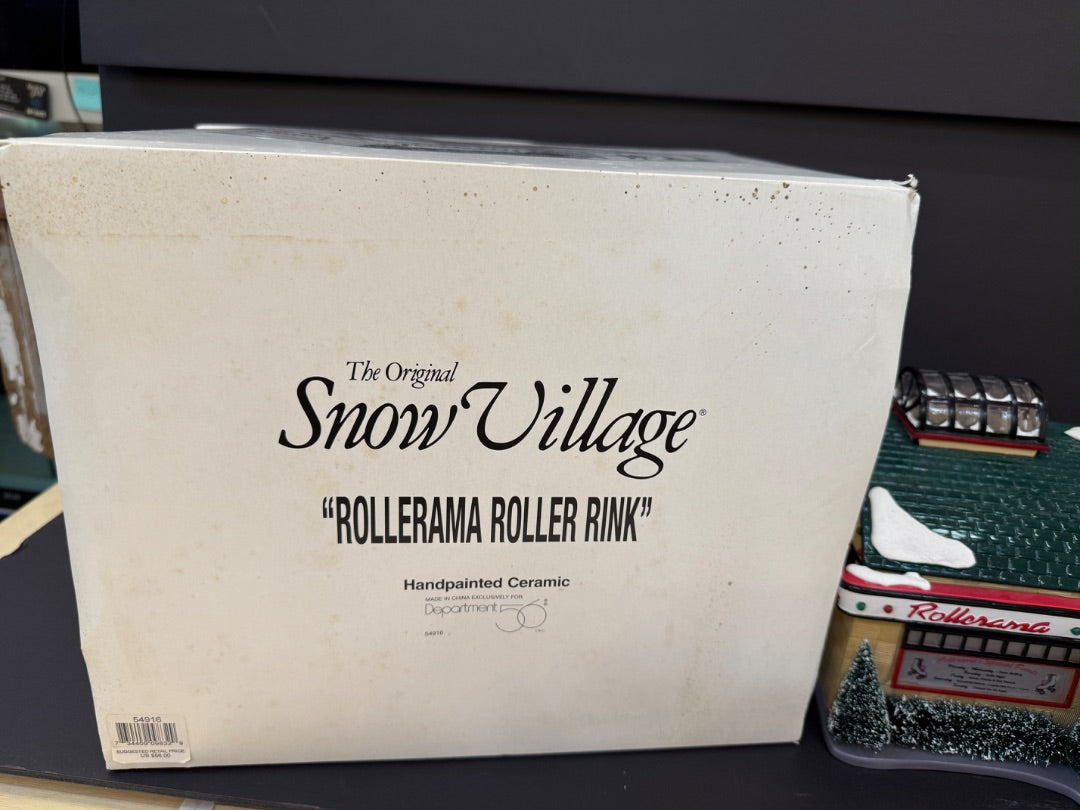 Dept 56 Rollerama Roller rink