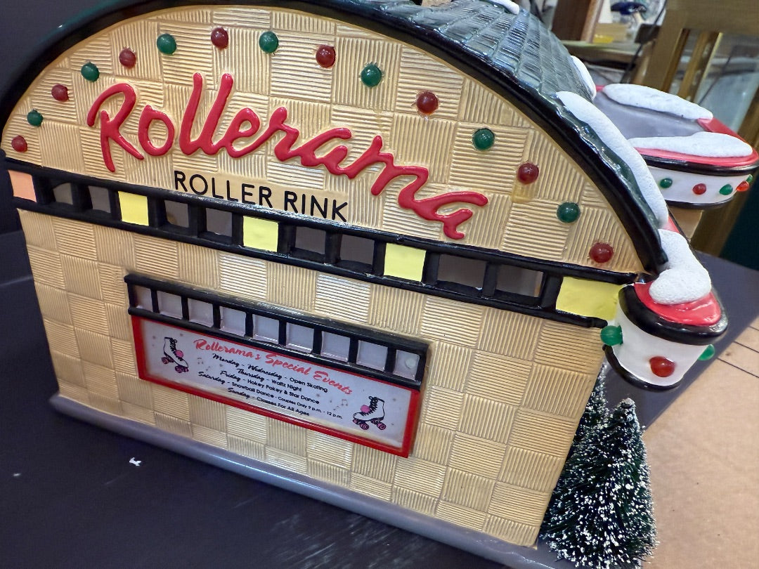 Dept 56 Rollerama Roller rink