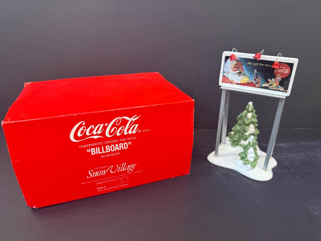 Dept 56 Coca Cola Billboard