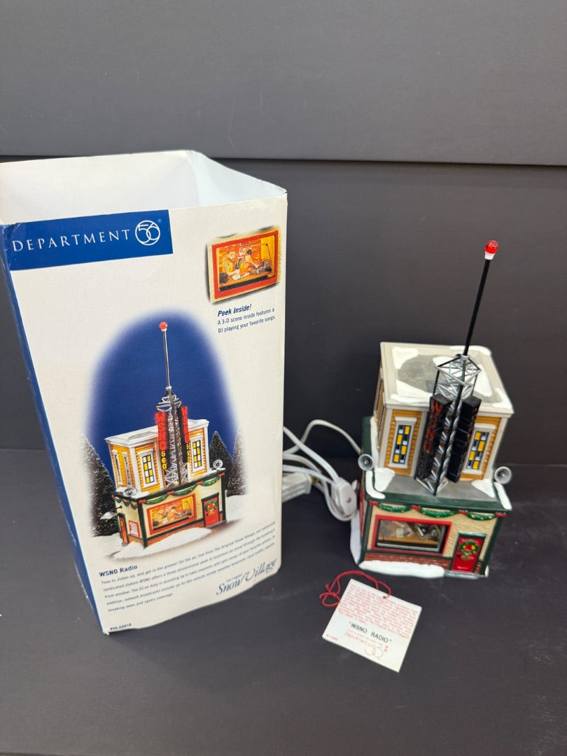 Dept 56 WSNO Radio