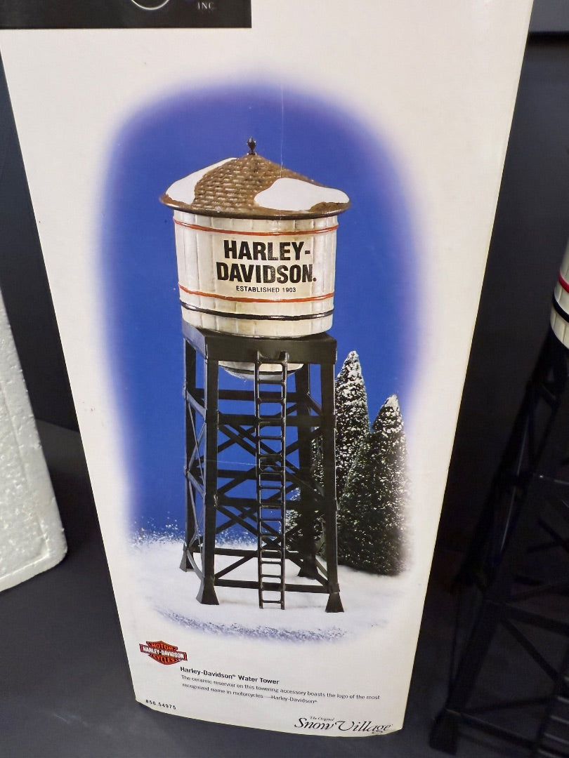 Dept 56 Harley Davidson Water Tower