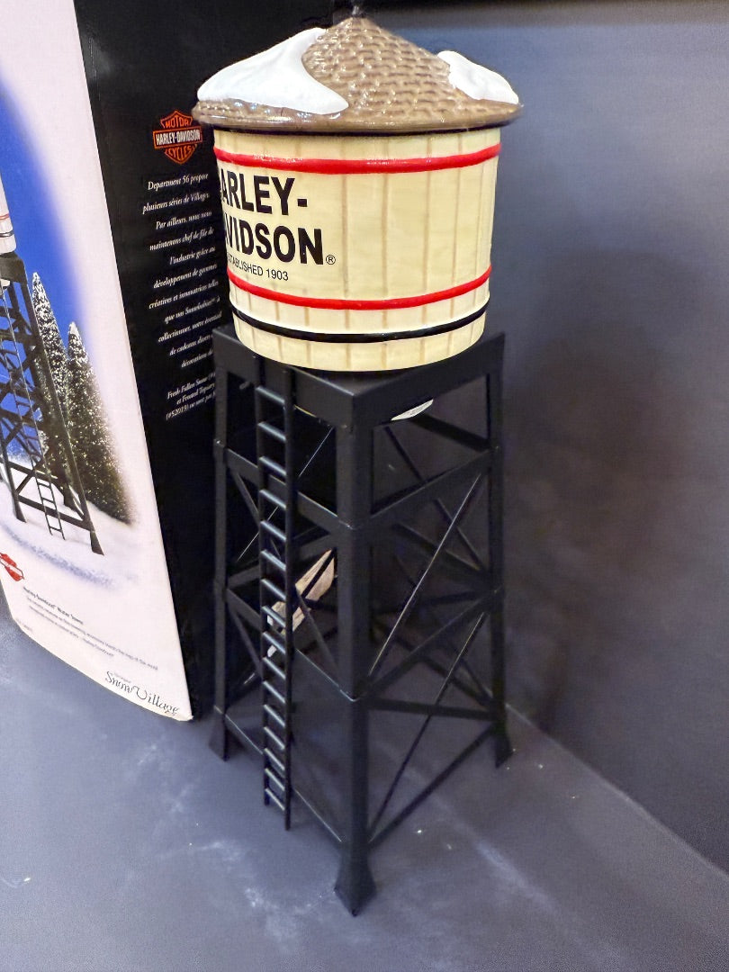 Dept 56 Harley Davidson Water Tower