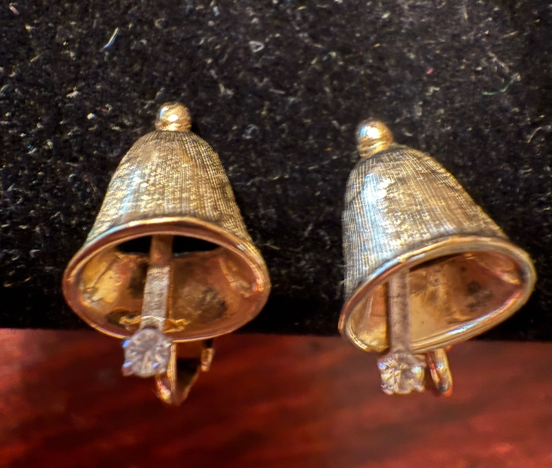 Christmas Bells Clip Earrings