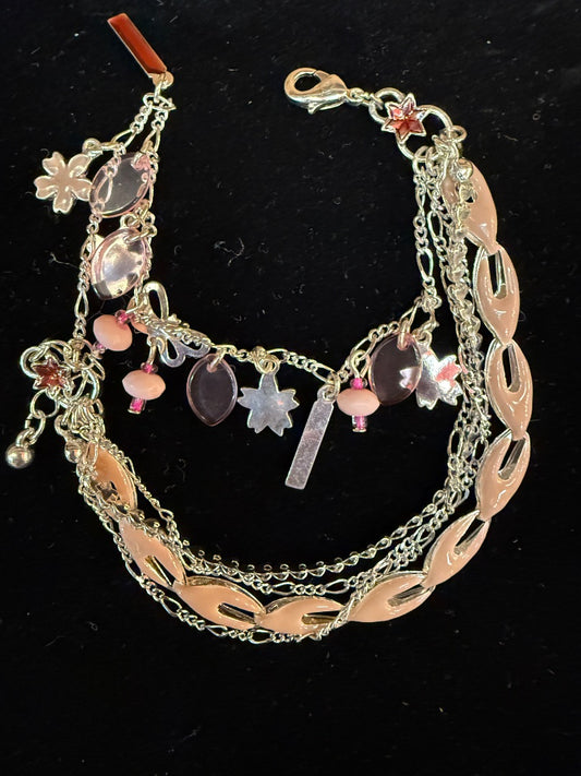 Avon 5-Layer Charm Bracelet