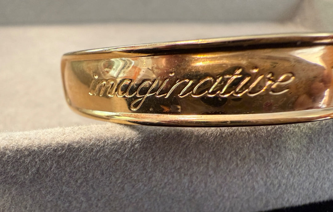 Gemeni II Gold Tone Avon Cuff Bracelet