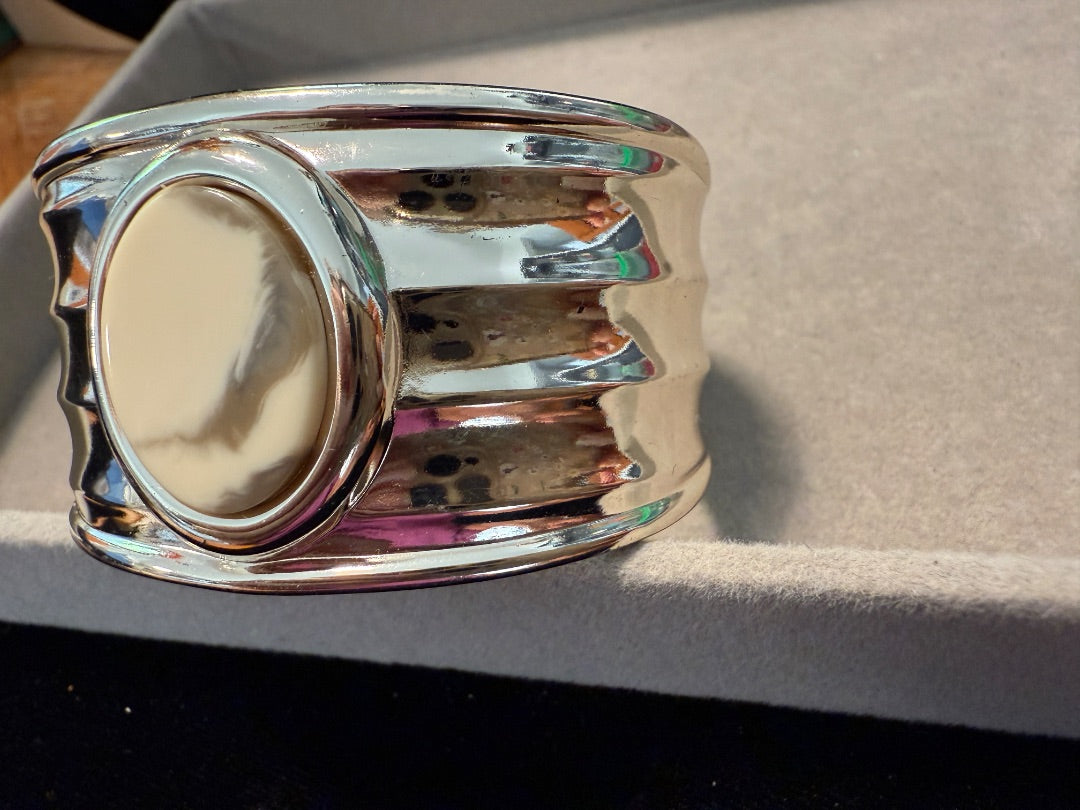 Stonescape Silver Toned Avon Cuff Bracelet