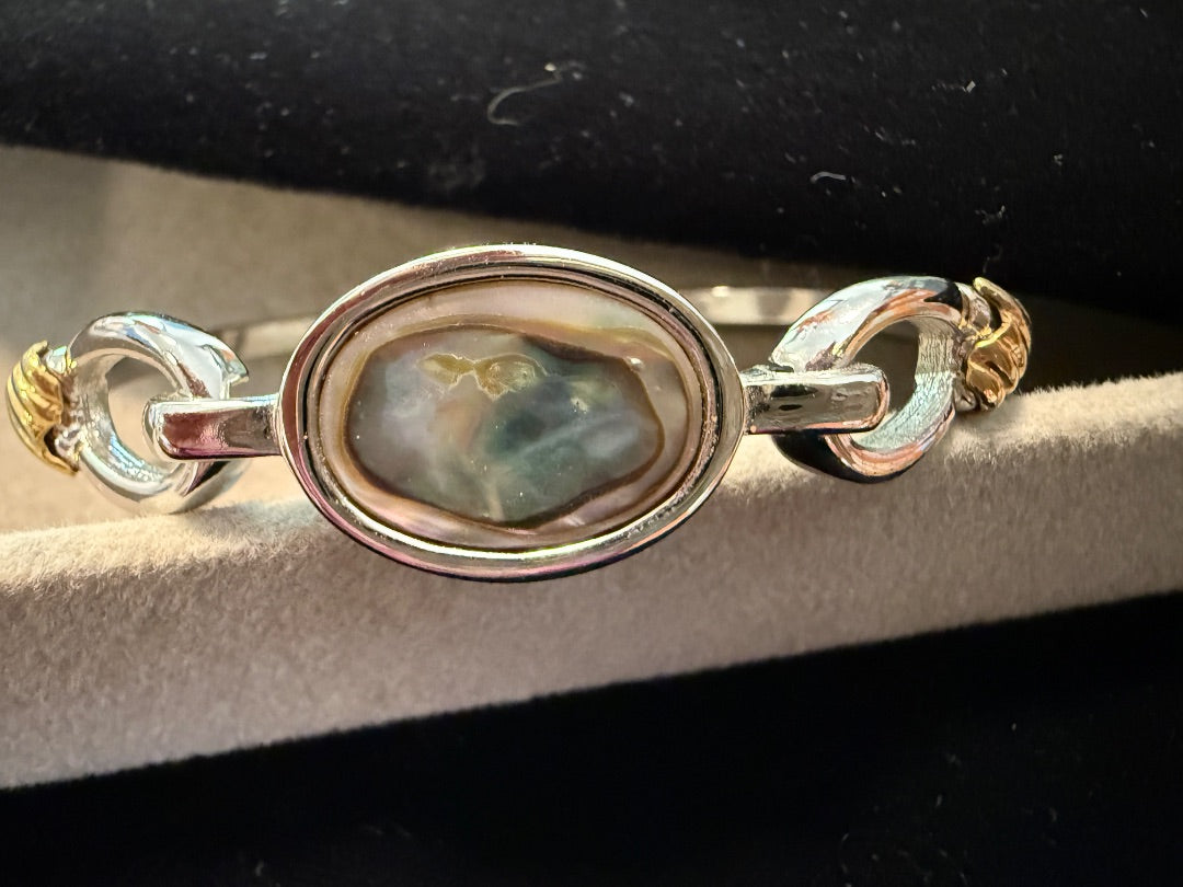 Avon Mother of Pearl Abalone Bracelet
