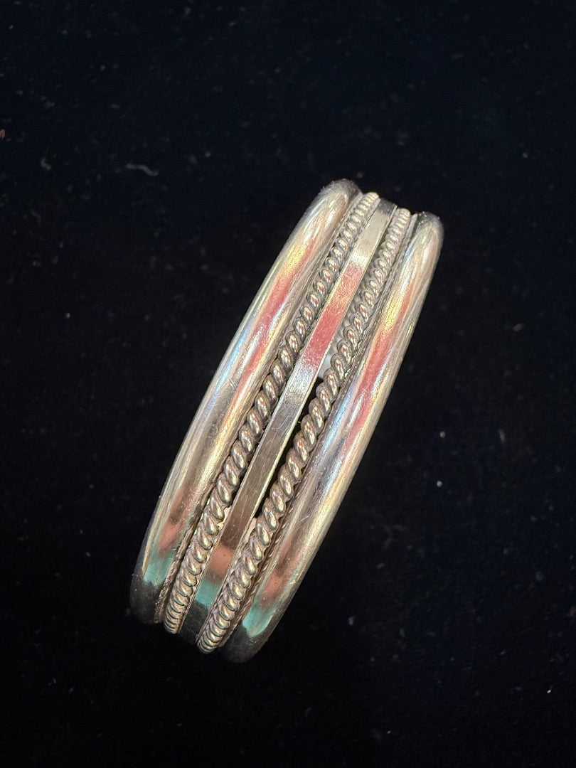 Sterling silver bracelet Cuff Marked