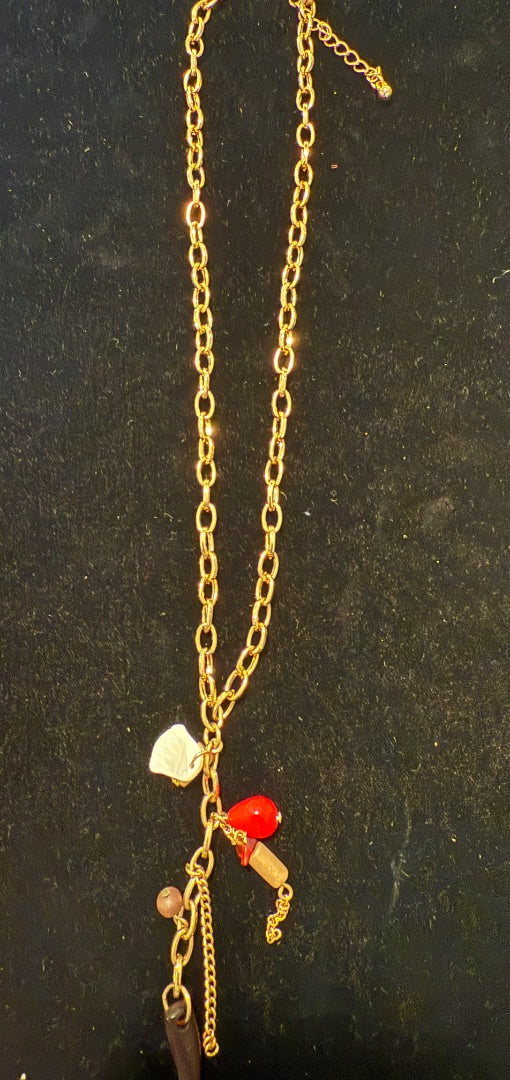 Avon Gold Tone Boho Necklace