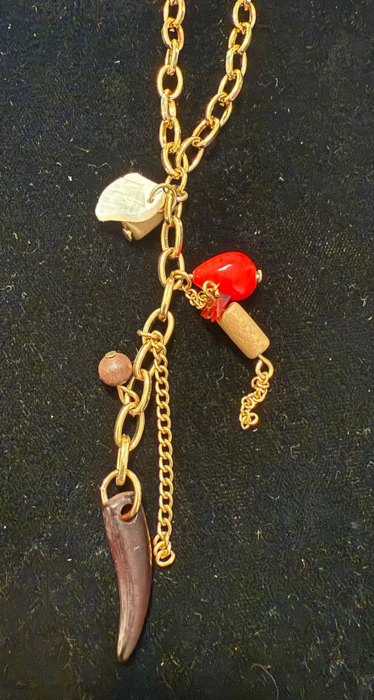 Avon Gold Tone Boho Necklace