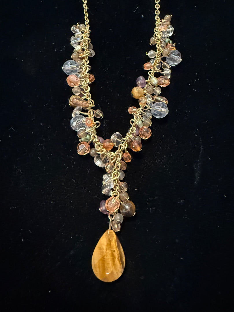 Avon Genuine Tigers Eye Necklace