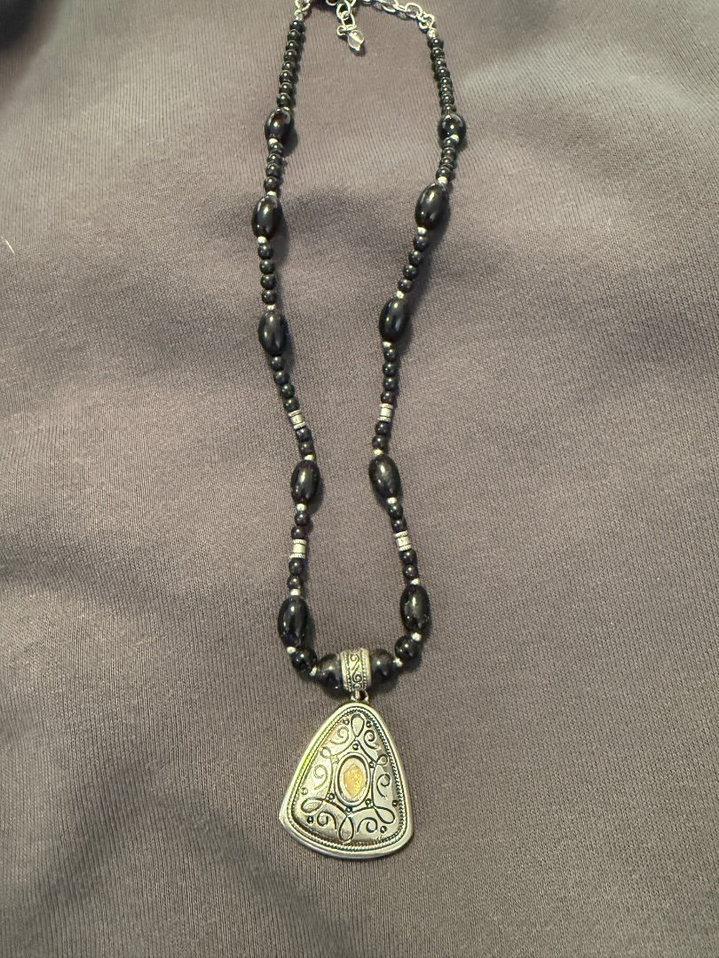 Pendant with Beads Necklace