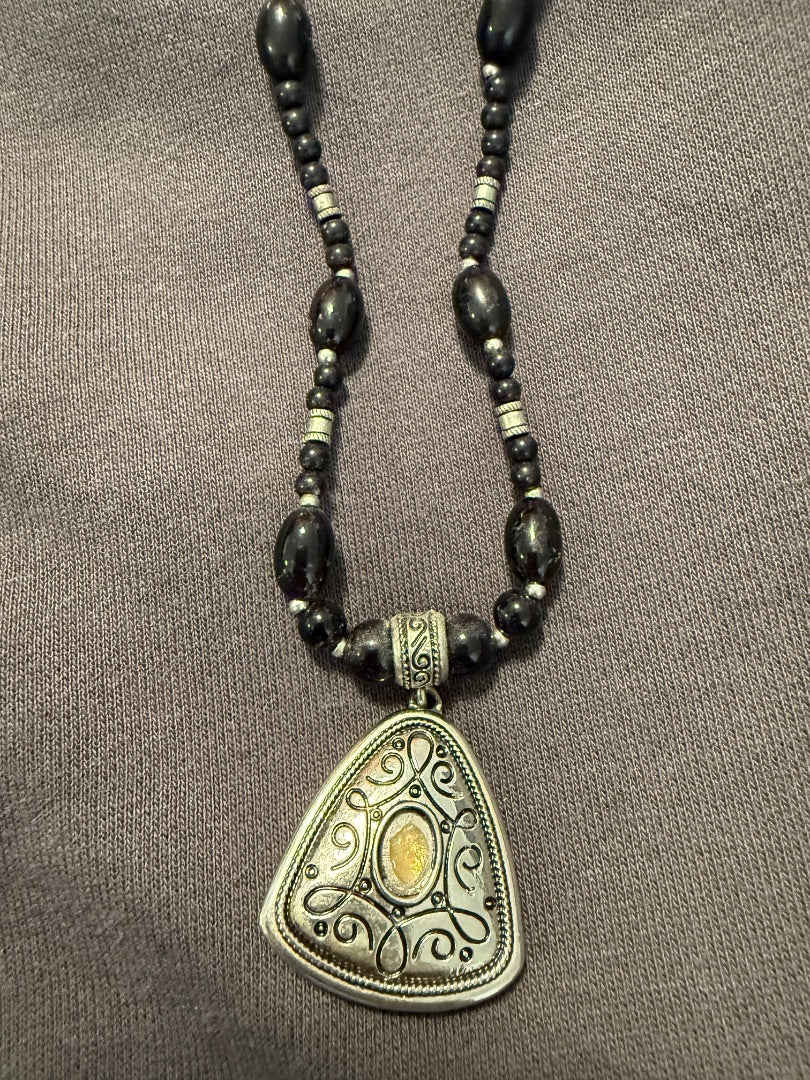 Pendant with Beads Necklace