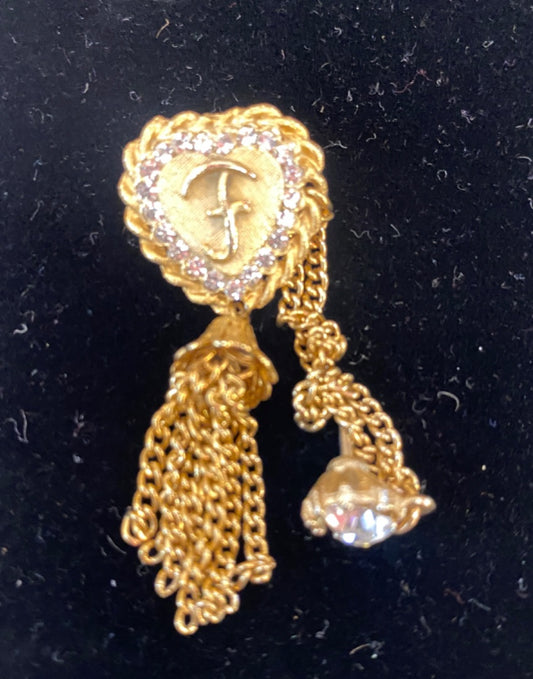 Vintage Avon Heart Pin
