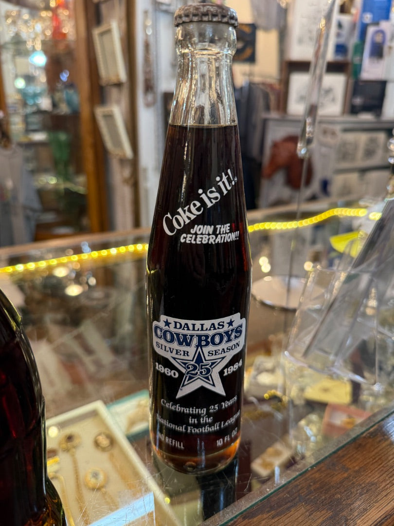 Dallas Cowboy Coca Cola Bottle