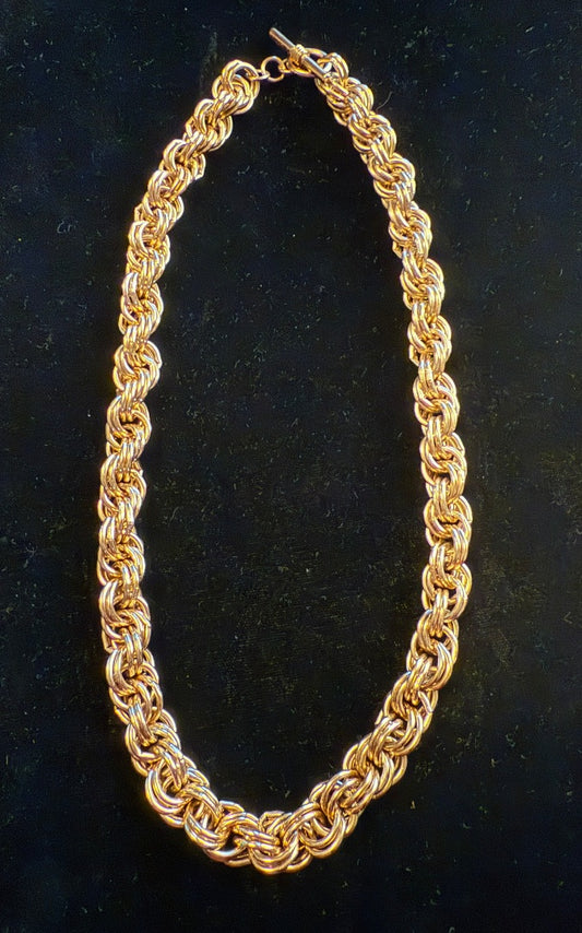 18" Heavy Gold Chain Avon Necklace